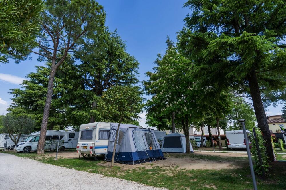 Staanplaatsen in het groen
